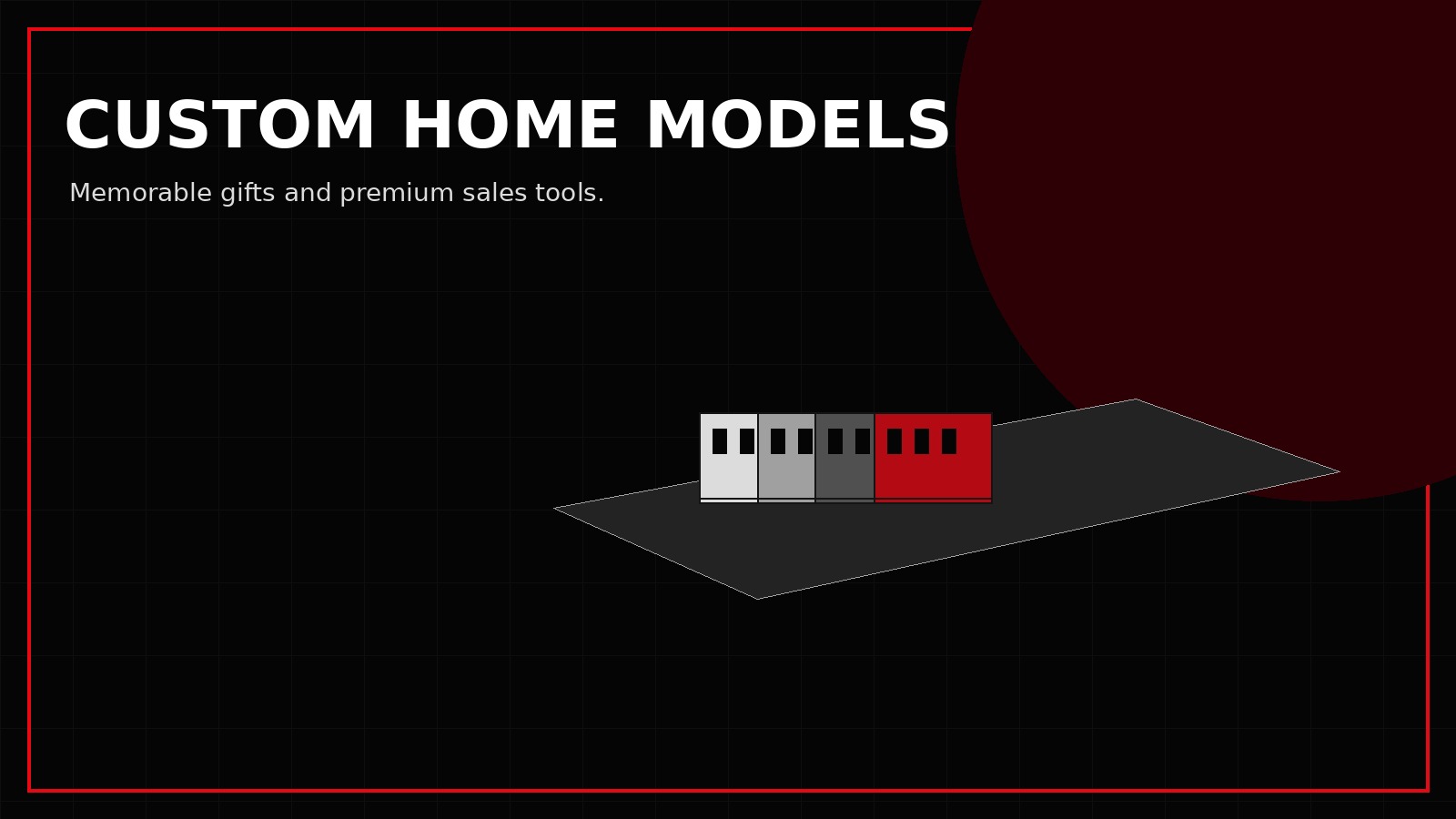 Custom home 3D model